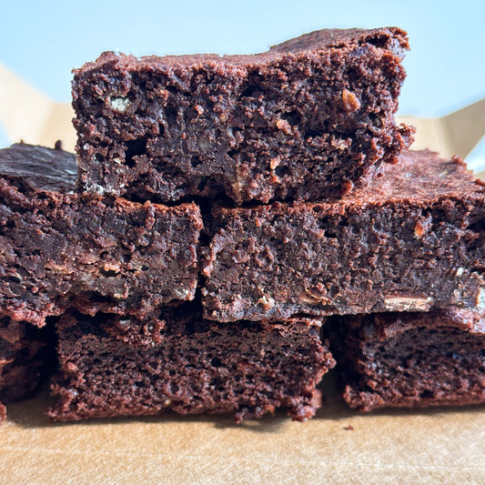 Fudgy Brownies - Coffee y Crumbs 